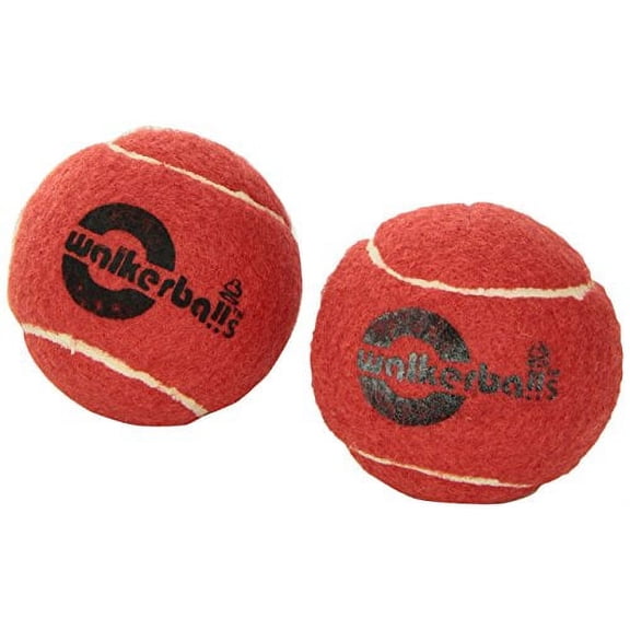 Briggs Healthcare Pre Cut Tennis Ball Walker Glides, Red