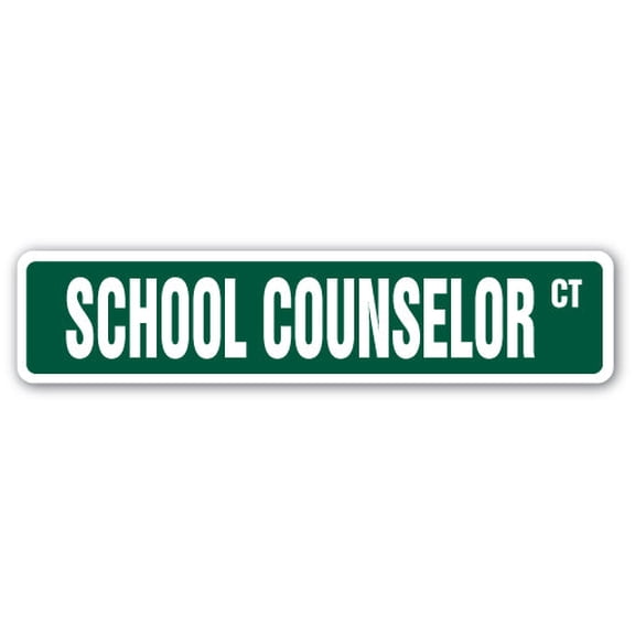SignMission SS-730-SCHOOL COUNSELOR 7 x 30 in. School Counselor Street Sign