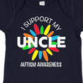 thumbnail image 4 of Inktastic I Support My Uncle Autism Awareness Boys or Girls Baby Bodysuit, 4 of 5