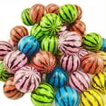 thumbnail image 3 of Colorful Bouncy Balls Portable Rubber High Bouncing Balls Party Favor For Kids Prizes Birthdays Gifts 10 large pattern balls Diameter 42mm, 3 of 5