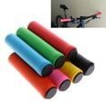 thumbnail image 2 of UNTERING 2Pcs Bicycles Handlebar Grip Soft Silicone Sponge Bike Handle Grip Cycling Handle Grips with End Plug, 2 of 6
