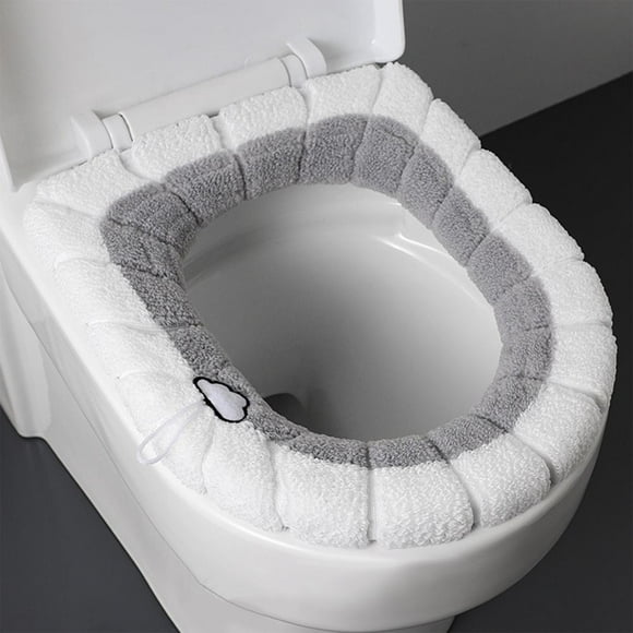Feltree Soft and Warm Toilet Seat Cover, Universal Fit for All Toilets, Machine Washable and Reusable, Easy to Install and Clean