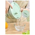 thumbnail image 2 of Máquina multifuncional para ensaladas con secador manual, accesorios para cortar en juliana y en rodajas: herramienta de cocina para rallar, picar y extraer el jugo de las verduras., 2 of 6