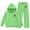 Green-08, variant on Nugftut Girls Outfit Sets Kids 2 Piece Athletic Hooded Sweatshirts and Baggy Sweatpants Fall Winter Sweat Suits Size 9