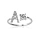 thumbnail image 1 of Exquisita moda 26 alfabeto inglés estilo anillo carta moda anillo de cobre Wmkox8yii fajkfhkj1269, 1 of 2