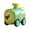 Green, variant on Green Press And Go Inertia Toy Car For Kids 1+ Change Face With Whistle Small Train Vehicle For Parent Child Interaction Toddler Toy Green