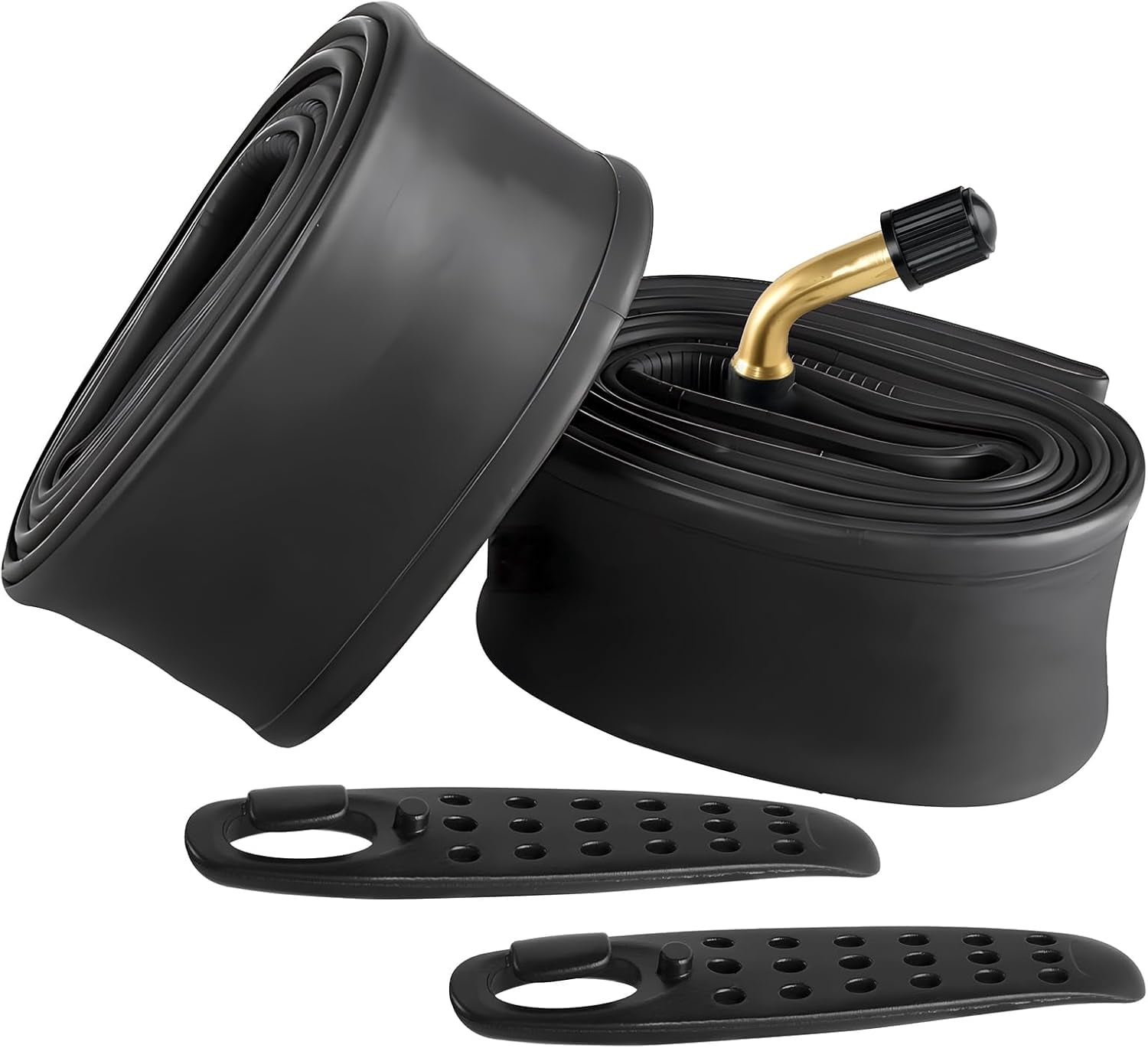 2-Pack 700x38c Bike Inner Tubes - Schrader Valve Tubes For 700x35c-43c Road Bike Tires