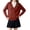 Coffee, variant on ROHUUQUE Kids Girls Cardigan School Uniforms Sweater Solid Color V-neck Unisex Button Long Sleeve Basic Knit Tops for 5-17 Years Purple