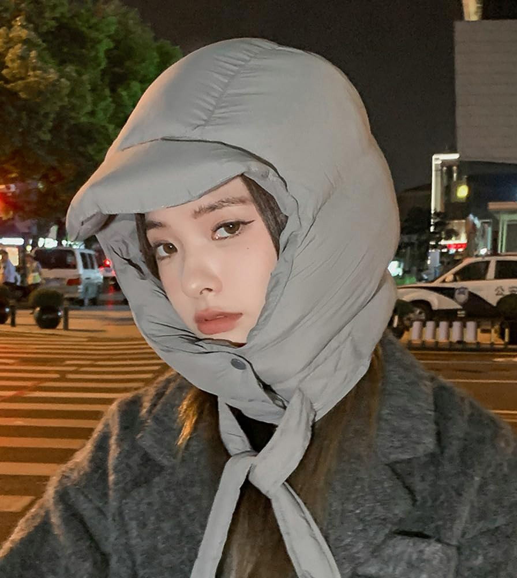 CoCoMangos Winter Balaclava Hood Ski Caps Outdoor Thickened Cold and Warm Beanie Hats Cycling Windproof Lei Feng Hat