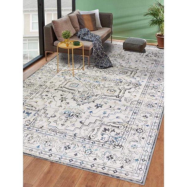 Vernal Machine Washable Non Slip Area Rug For Living room, Bedroom