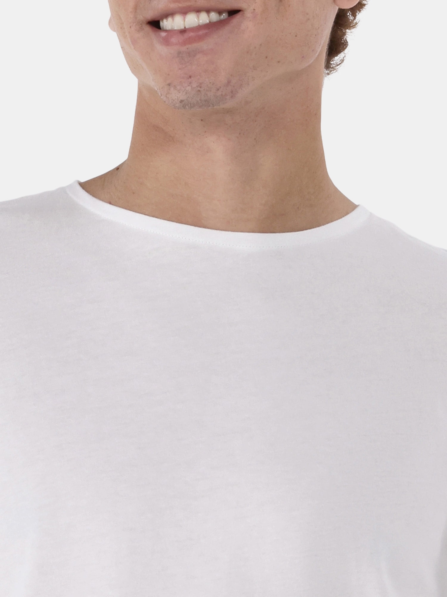 No Boundaries Men's & Big Men's Longline Curved Hem Elongated Tee Shirt, 2-Pack, Sizes XS-5XL