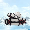 thumbnail image 4 of Ice Snow Grips - Anti-Slip Shoe Grippers, Anti Slip Walking Cleats | Durable Ice Traction Cleats | Lightweight Non-Slip Crampons for Boots and Shoes, Winter Walking Slip-Resistant Ice Spikes, 4 of 9