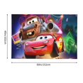 thumbnail image 3 of Tapiz de pared de Cars Lightning Mcqueen, decoración para fiestas, pancarta para sala de estar, dormitorio, fondo, tapiz para decoración de pared del hogar, tamaño único, 3 of 5