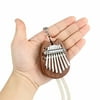 Professional 8 Keys Mini Kalimba Thumb Piano Mbira Solid Wood Gift Toy With Lanyard Pendant Gifts Musical Instruments Accessories