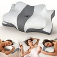 thumbnail image 1 of Cozyplayer True Cooling Cervical Neck Pillow for Pain Relief, Ergonomic Side Sleeper Pillow for Neck Support, Odorless Orthopedic Contour Memory Foam, 1 of 6