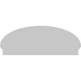 thumbnail image 5 of Ekena Millwork 50"W x 19-3/8"H x 2-3/4"P Elliptical Smooth Architectural Grade PVC Combination Pediment, 5 of 7
