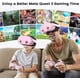 thumbnail image 2 of Cover Set Compatible with Oculus/Meta Quest 3S Accessories, Silicone Touch Controller Grips Cover, Shell Skin Face Facial Interface Protective and Lens (White-2) Blanco-2, 2 of 7