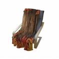 thumbnail image 4 of Fall Soft Flannel Fleece Throw Blanket, Dry Leaves Poured Onto Wooden Board Cabin Cottage Rustic Country Life Theme Print, Cozy Plush for Indoor and Outdoor Use, 70" x 90", Brown Orange, by Ambesonne, 4 of 6