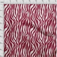 thumbnail image 3 of oneOone Cotton Cambric Bright Crimson Red Fabric Skins Animal Quilting Supplies Print Sewing Fabric By The Yard 56 Inch Wide, 3 of 4