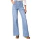 thumbnail image 1 of Jeans Astylish para mujer, elásticos, con cintura alta, corte de bota, azul beau, 1 of 6
