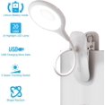 thumbnail image 2 of LINLIN Desk Lamp, Dimmable Led Ring Lights Clip on Light Reading Light USB Rechargeable 360  Flexible Gooseneck Book Light for Study, Reading, Work, Makeup, Fill Light, 5000k-6000K, 2 of 7