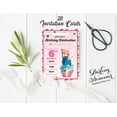 thumbnail image 3 of Darling Souvenir Pink Birthday Invitation Card Printable Elegant Fill or Write In Blank Party Invites 28 Pcs 5 x 7 Inches, 3 of 5
