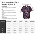 thumbnail image 5 of Bingfone Men's Short Sleeve Button Down Shirts Hawaiian Lavender Flowers Printed Beach Shirt, 5 of 7