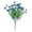Blue, variant on Artificial Boxwood Shrub for Outdoor Garden Patio or Farmhouse, 13" Long Durable Plastic Greenery for Porch or DIY Wreath, Low-Maintenance Faux Bush for Window Box, Magenta, By Harlik