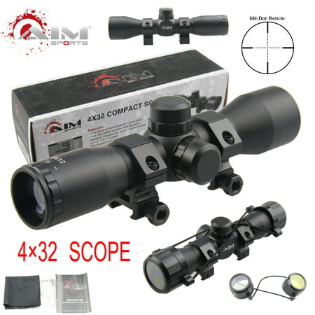 AIM SPORTS TACTICAL SERIES 4X32 COMPACT SCOPE W/ MIL-DOT