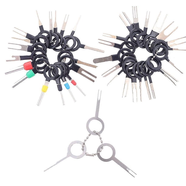 1 Set/41pcs Wire Harness Terminal Extractor Terminal Removal Car Key Tool