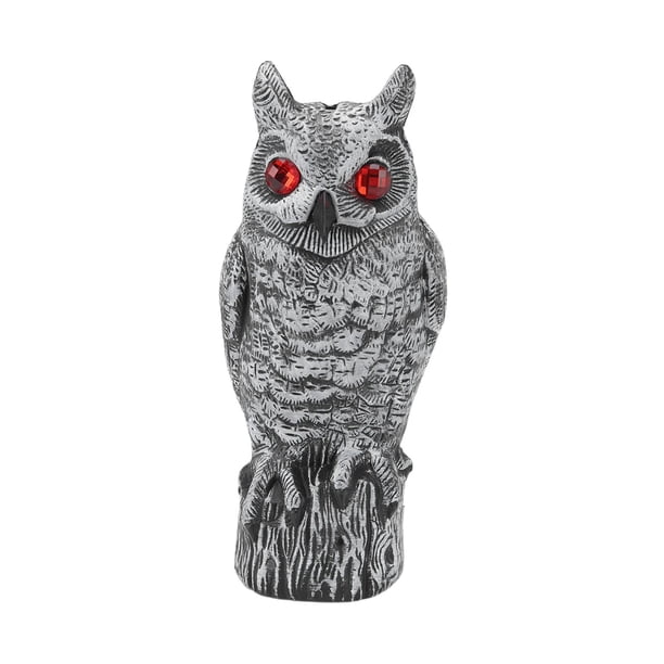 Estatuilla De Espantapájaros De Disuasión De Aves De Búho Falso Resistente Para Verduras Caseras DYNWAVEMX Estatua de búho