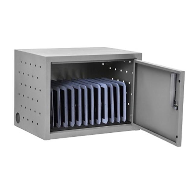 Luxor-H Wilson Tablet Wall Desk Charging Box, Gray