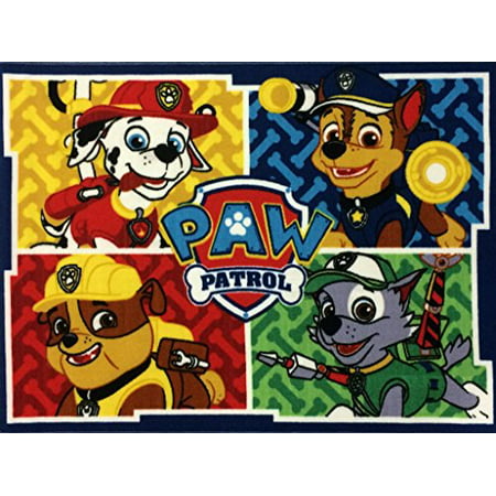 paw patrol character area rug - walmart