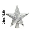 thumbnail image 3 of LED Christmas Tree Topper Star Projector Light with 6 Patterns, Star Tree Topper Projection Lamp for Christmas Tree Decoration, Festive Holiday Tree Decor Light, 3 of 6