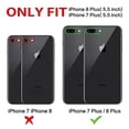 thumbnail image 2 of Funda de teléfono BENTOBEN para iPhone 8 Plus/iPhone 7 Plus, color rojo vino, 2 of 8
