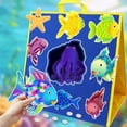 thumbnail image 4 of HOOJOJO The Rainbow Fish Felt Story Set, Ocean Animal & Scale Felt, Preschool Social Emotional Learning Aid for Kids Ages 3+, 4 of 10