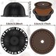 thumbnail image 2 of 5Pcs Reusable Vertuo Pods for Nespresso Machine, Coffee Capsule with 2 Silicone Lids 1 Spoon and Bru, 2 of 5
