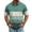 F3-Cyan, variant on Mens Stripes Polo Shirts Short Sleeve Button Down Shirts Collared Fast Dry T-Shirt Breathable Athletic Casual Summer Top,Brown L