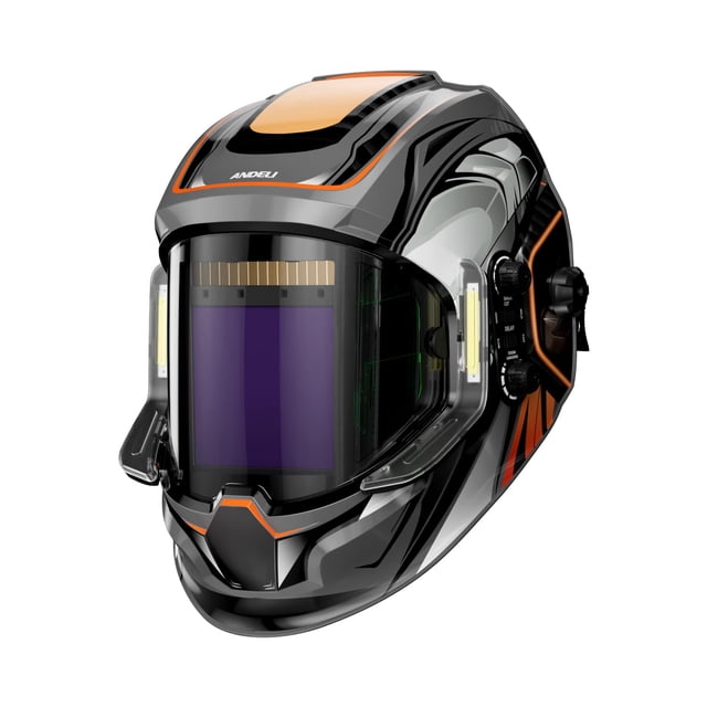 Casco de soldadura ANDELI Panoramic View 180° con oscurecimiento automático