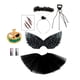 thumbnail image 1 of Conjunto de disfraz de hada para niñas, alas de ángel, tutú, disfraz de Halloween para cosplay Con varita, 1 of 9
