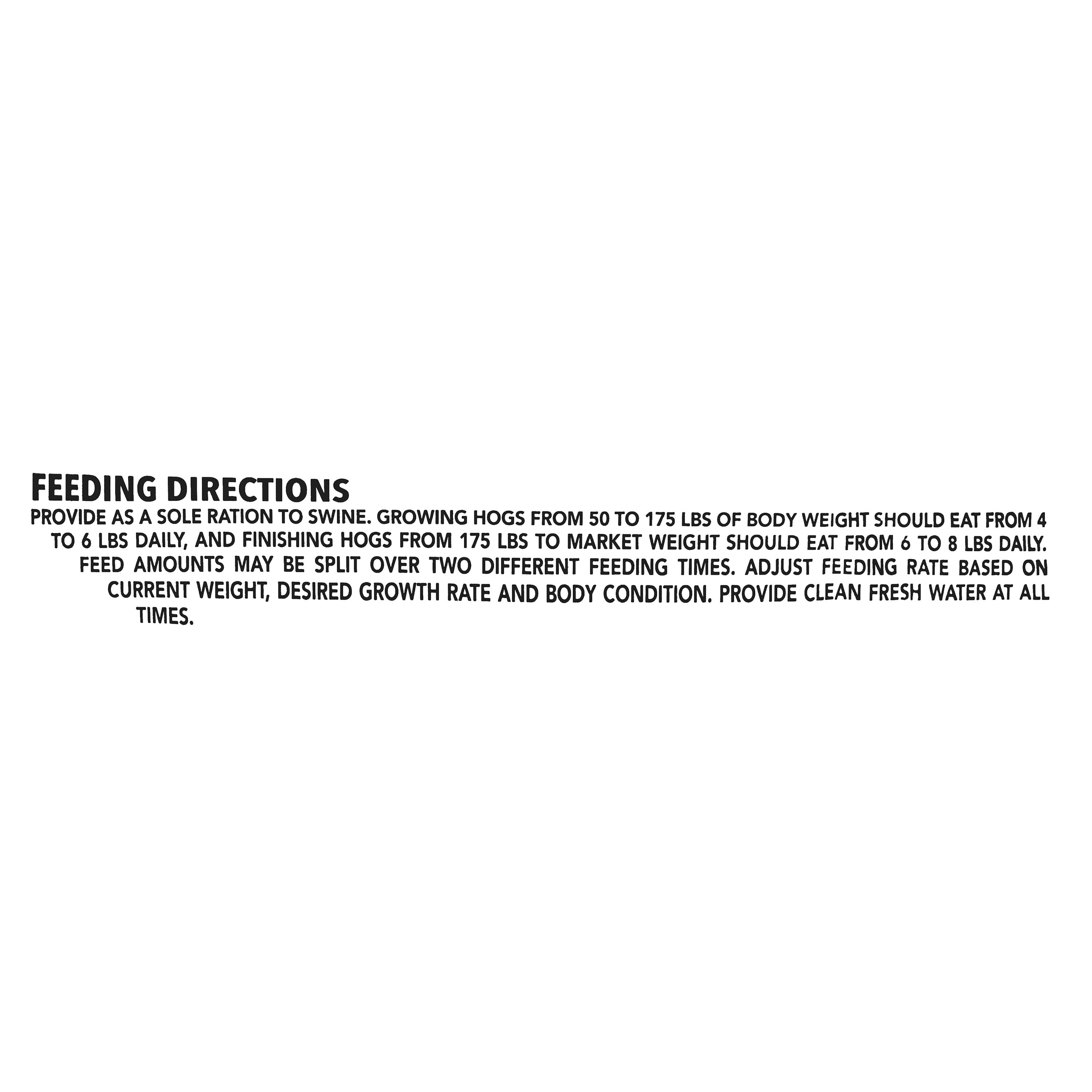 Vibrant Life Hog Grower & Finisher Pellet Feed, 40 lbs