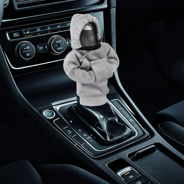 wybzd Car Shift Knob Hoodie, Cute Gear Shift Knob Cover Universal Fit  Interior Car Accessories 