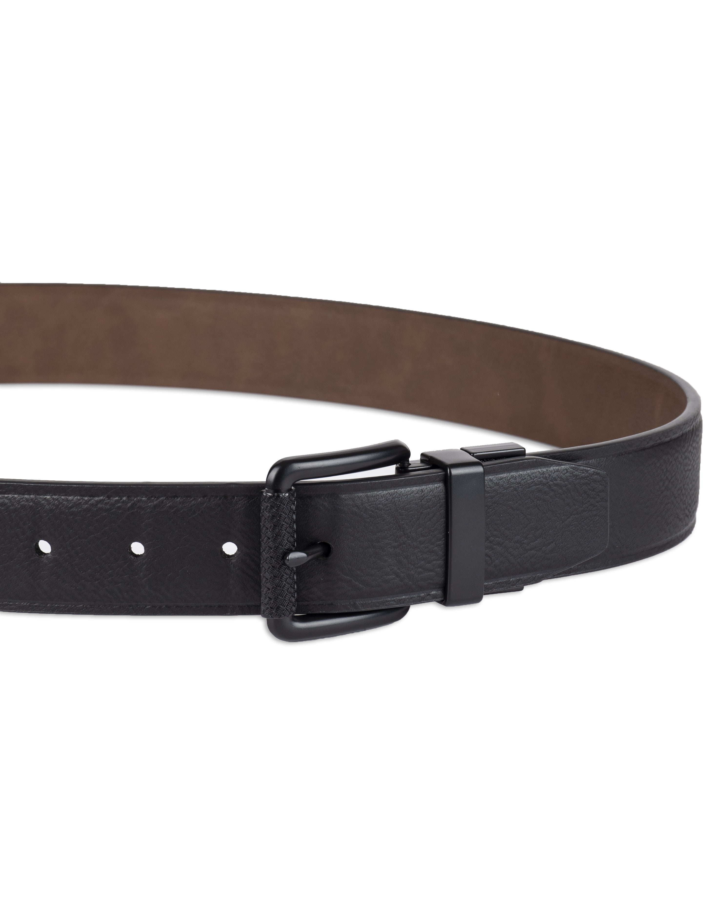 Genuine Dickies Men's Two-In-One Reversible Black to Brown Casual Stretch Belt