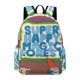 thumbnail image 1 of Bosque Mágico Súper Feliz-theme Backpack, Campus style schoolbag Bookbag with Adjustable Shoulder Straps And Large Zip Compartment, Unisex Travel Bags.42x30x15cm, 1 of 6