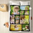 thumbnail image 4 of AISENIN Custom Blanket with Pictures Customized 10 Photos Personalized Blankets Custom Blanket Personalized Picture Blankets for Couple Birthday Gifts for girl birthday, 4 of 5