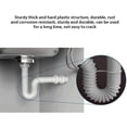 thumbnail image 4 of Debajo del lavabo lavabo desodorización desodorización retráctil flexible plástico tubo de drenaje cocina baño bañera de drenaje azul plumbing azul Scienceny HA011752-02, 4 of 6