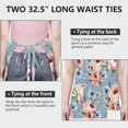 thumbnail image 6 of Pioneer Flower Floral Print Pattern Apron-Garden Aprons for Women with Pockets-Cotton Linen Waterproof Kitchen Cooking Gardening Aprons Adjustable for Kitchen,Cooking,BBQ and Salon 33x27 Inch, 6 of 7