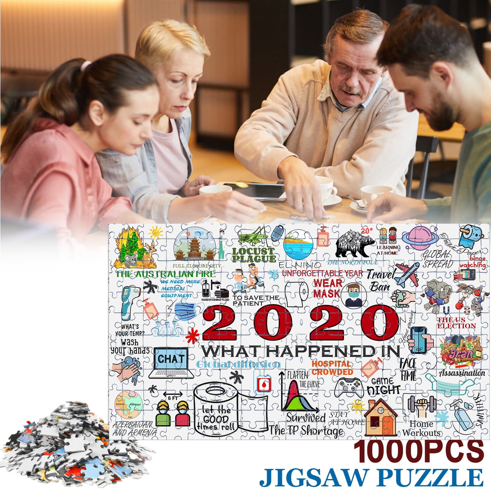 Details about   1000 Piece Landscape Jigsaw Puzzles Adult Kids Educational Puzzle Gift New US 