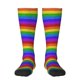 thumbnail image 1 of Balery Colorful Glitter Rainbow Calcetines novedosos Calcetines deportivos Calcetines hasta la rodilla Calcetines de algodón Calcetines originales y geniales, 1 of 6