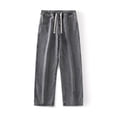 thumbnail image 5 of QHFBli Mens Baggy Jeans Mens Autumn Winter Casual Pant Sports Pants With Pocket Fashion Long Pants Jeans, 5 of 7